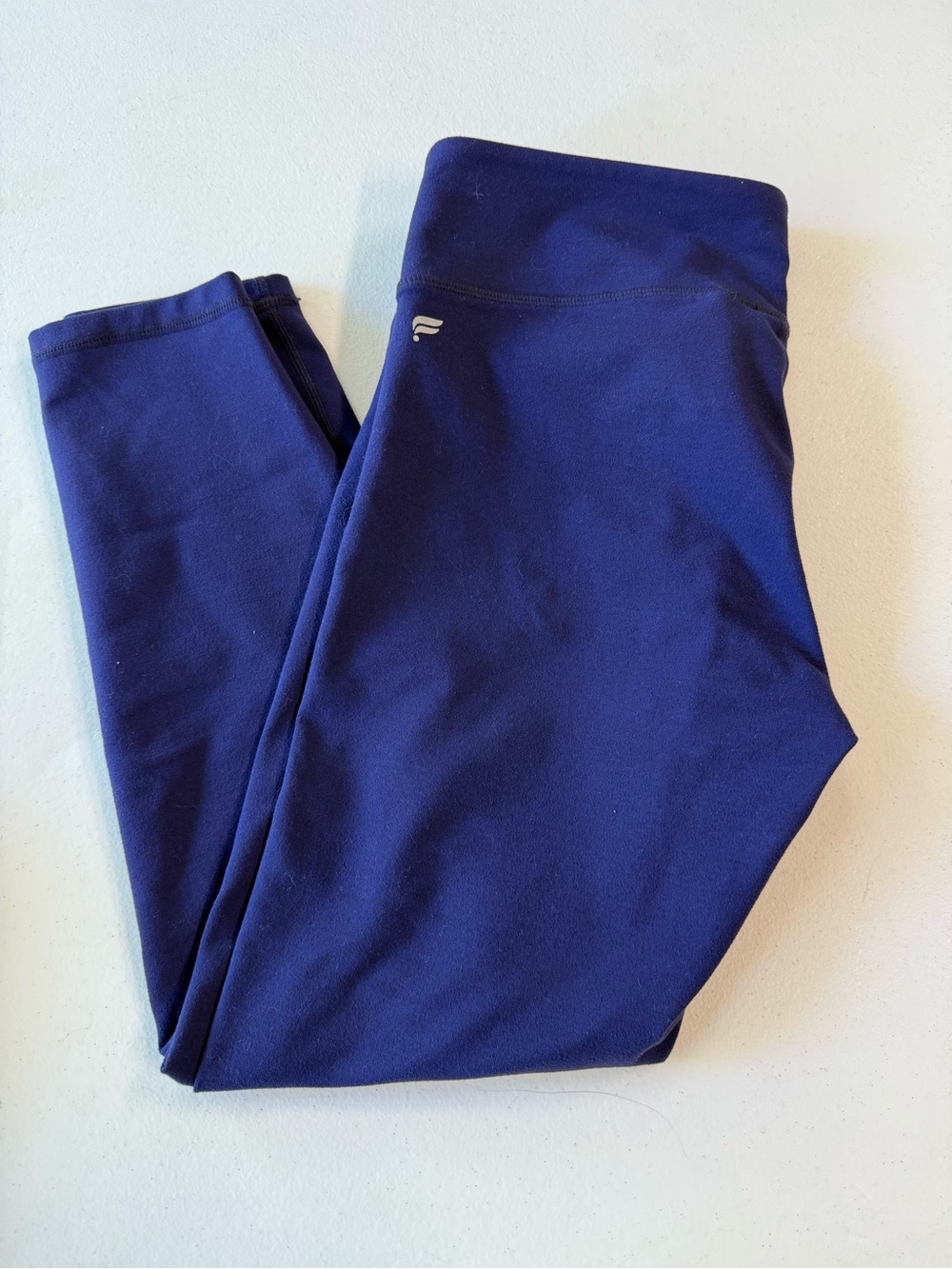 Fabletic Deep Blue Athletic Capri Leggings